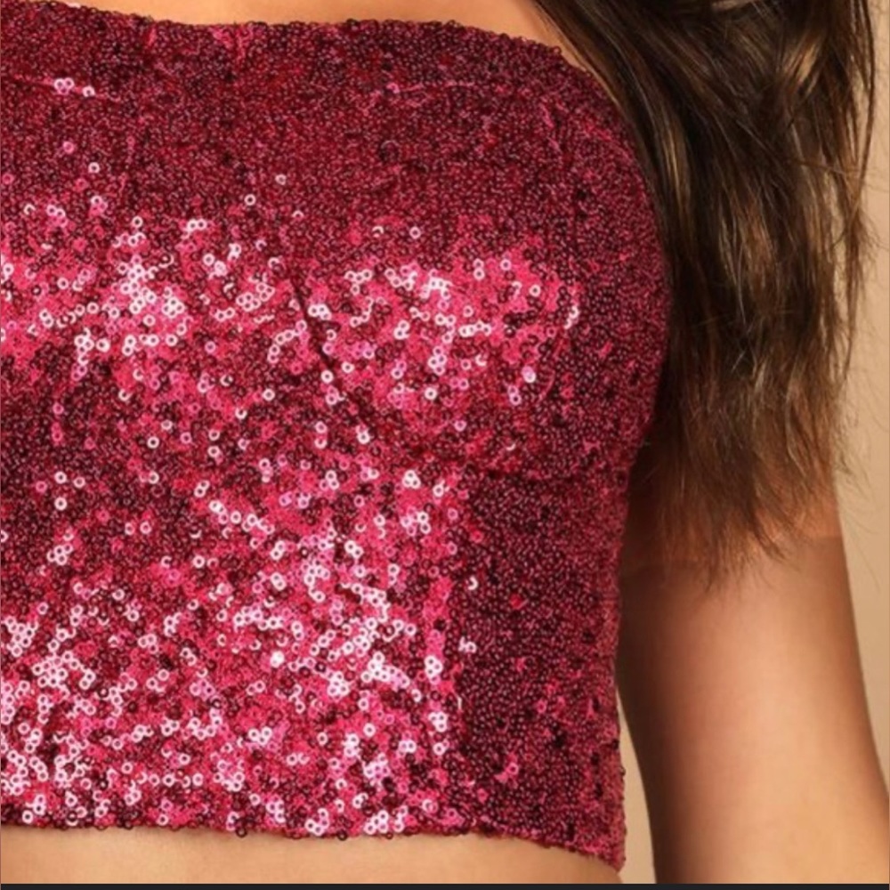 Zara Basic Strap-Less Top - image 1